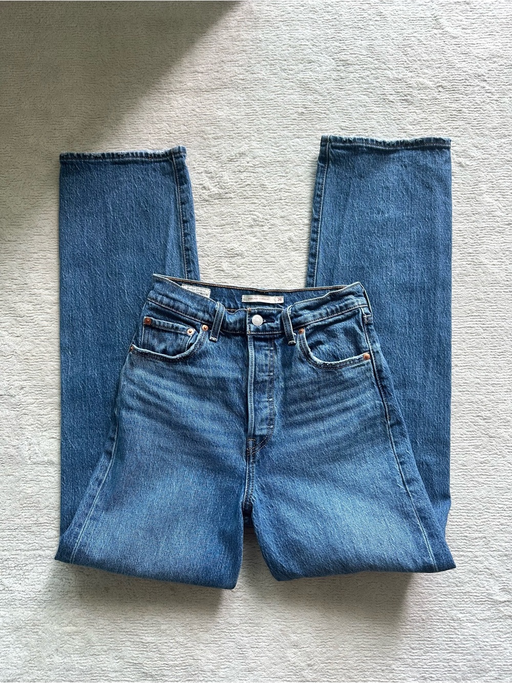 Levi’s Ribcage Full Length Straight Denim 26